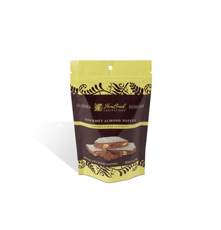 FERNCREEK: Gourmet Almond Toffee Bites Milk Chocolate, 3.5 oz
