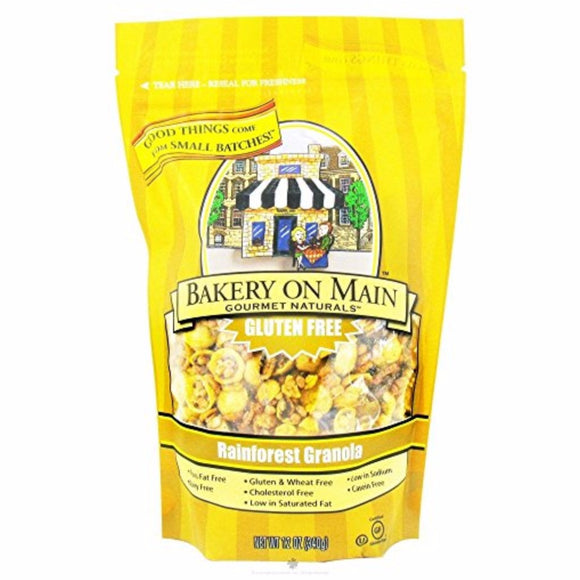 BAKERY ON MAIN: Gluten Free Granola Rainforest Banana Nut, 12 Oz