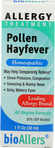 BIOALLERS: Allergy Treatment Pollen Hayfever, 1 oz