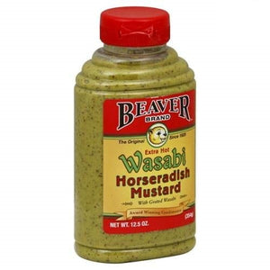 BEAVER: Wasabi Horseradish Mustard, 12.5 oz