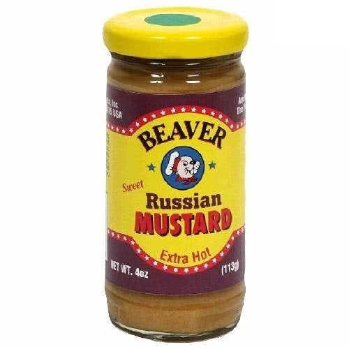 BEAVER: Russian Mustard Extra Hot, 4 oz