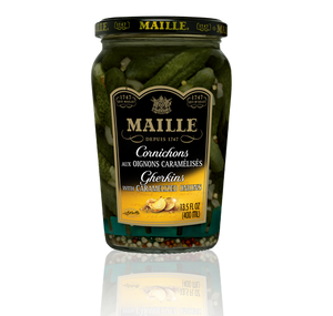 MAILLE: Cornichons with Caramelized Onions, 13.5 oz