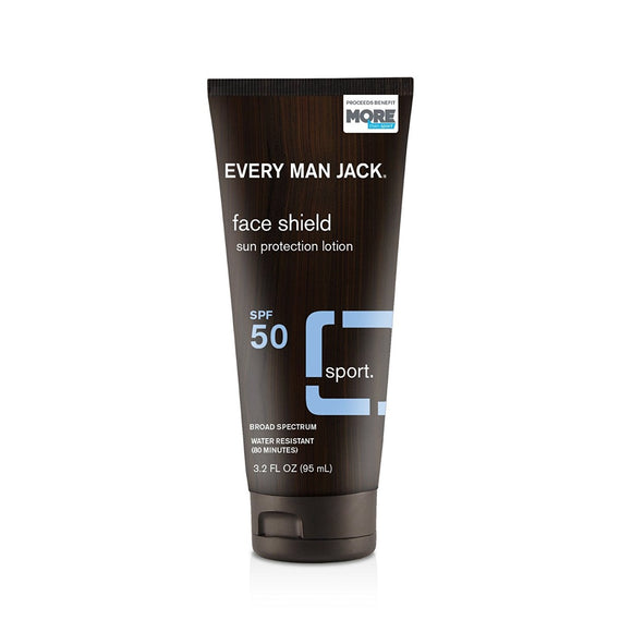 EVERY MAN JACK: SPF 50 Face Shield Sun Protection Lotion, 3.2 oz