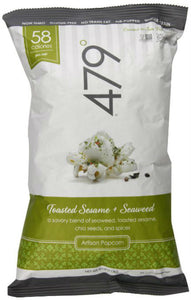 479 DEGREES: Artisan Popcorn Toasted Sesame + Seaweed, 4 Oz