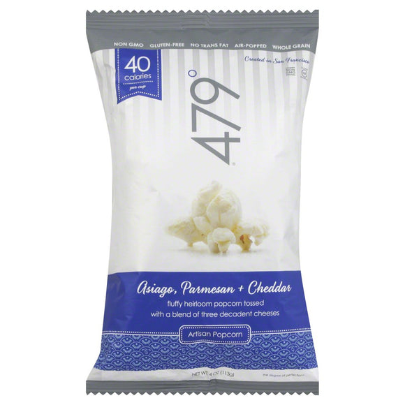 479 DEGREES: Asiago Parmesan + Cheddar Artisan Popcorn, 4 oz