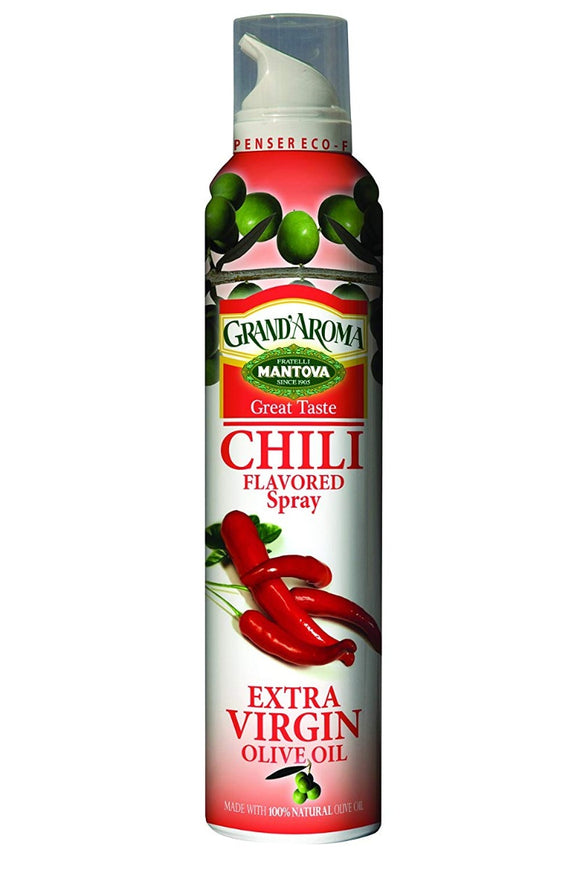 MANTOVA: Extra Virgin Olive Oil Spray Chili, 8 oz