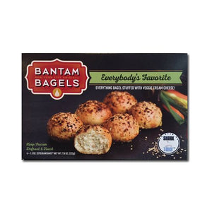 BANTAM BAGELS: Everything Mini Stuffed Bagels, 7.8 oz