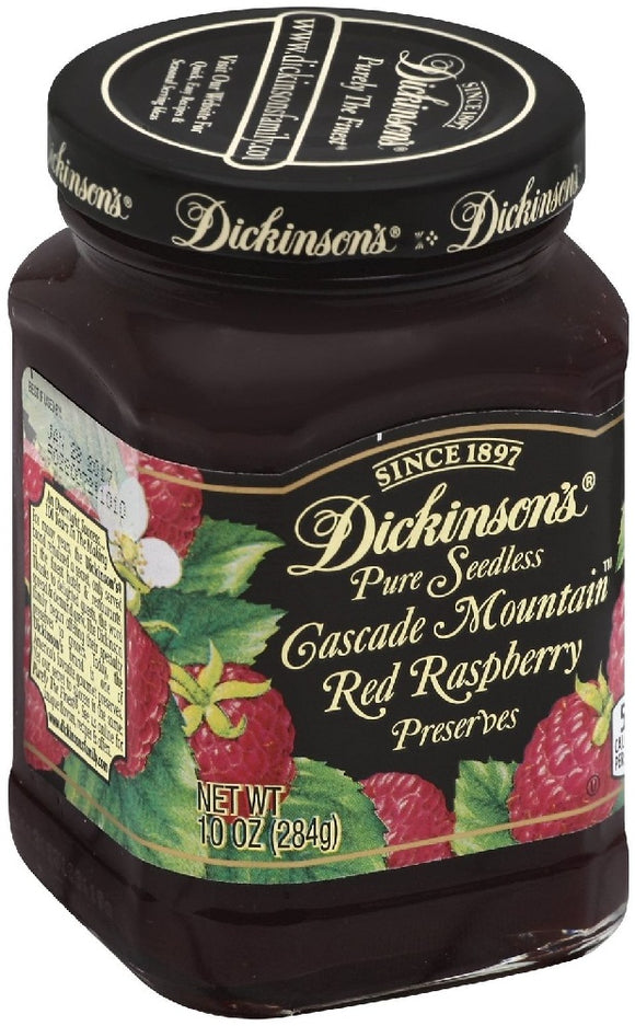 DICKINSON: Preserve Red Raspberry, 10 oz