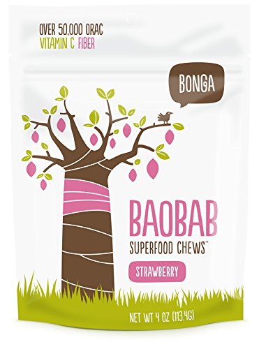BONGA FOODS: Baobab Strawberry Chew, 4 oz