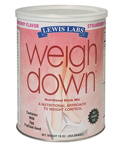 LEWIS LABS: Weigh Down Strawberry, 16 oz