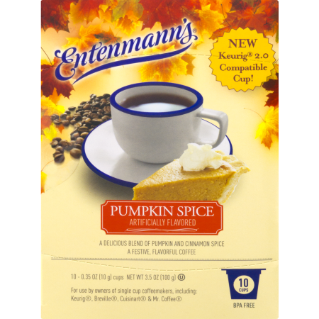 ENTENMANNS: Coffee Pumpkin Spice Single Serve, 10 pc
