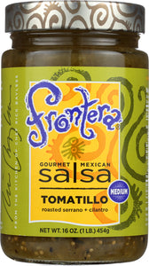 FRONTERA: Salsa Medium Tomatillo, 16 oz