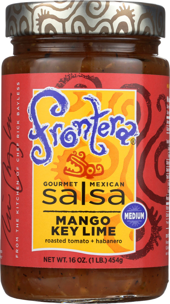 FRONTERA: Gourmet Mexican Salsa Medium Mango Key Lime, 16 oz