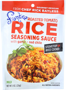 FRONTERA: Mild Roasted Tomato Rice Seasoning Sauce, 8 oz