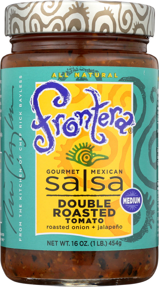 FRONTERA: Salsa Medium Double Roasted Tomato, 16 oz