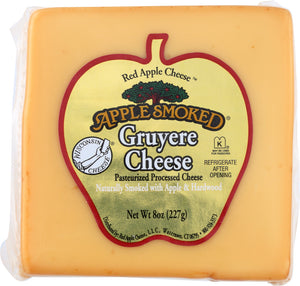 APPLE SMOKED: Cheese Gruyere Cheese, 8 Oz