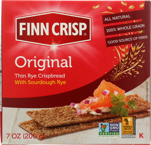 FINN CRISP: Thin Rye Crispbread Original, 7 oz