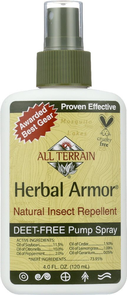 ALL TERRAIN: Herbal Armor Natural Insect Repellent, 4 Oz