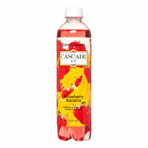 CASCADE ICE: Sparking Water Strawberry Banana, 17.2 oz