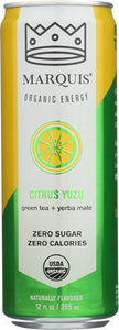 MARQUIS: Energy Drink Citrus Yuzu 12 oz