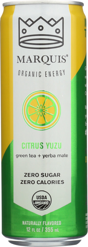 MARQUIS: Energy Drink Citrus Yuzu 12 oz