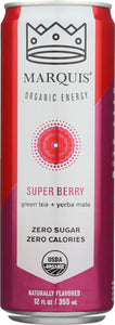 MARQUIS: Energy Drink Super Berry, 12 oz