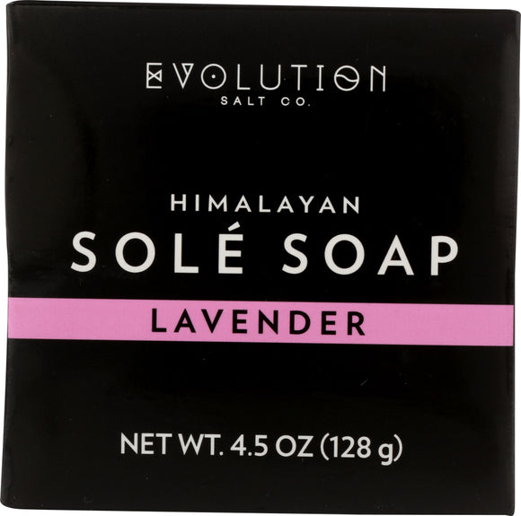 EVOLUTION SALT: Lavender Sole Bath Soap, 4.5 oz