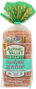 ALPINE VALLEY: Bread Organic Nine Grain, 18 oz