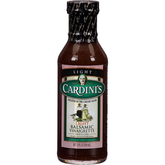 CARDINI'S: Light Balsamic Vinaigrette Dressing, 12 oz