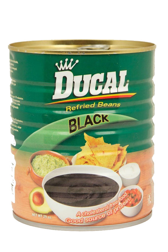 DUCAL: Refried Black Bean, 29 oz