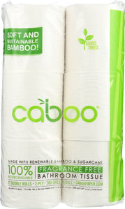 CABOO: 2-Ply Bathroom Tissue 300 Sheets, 12 Rolls