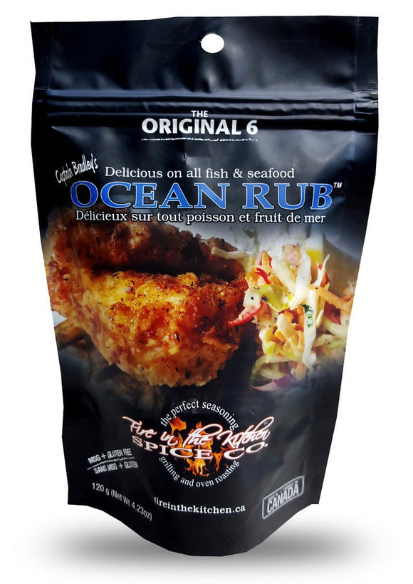 FIRE IN THE KITCHEN: Rub Ocean, 4.23 oz