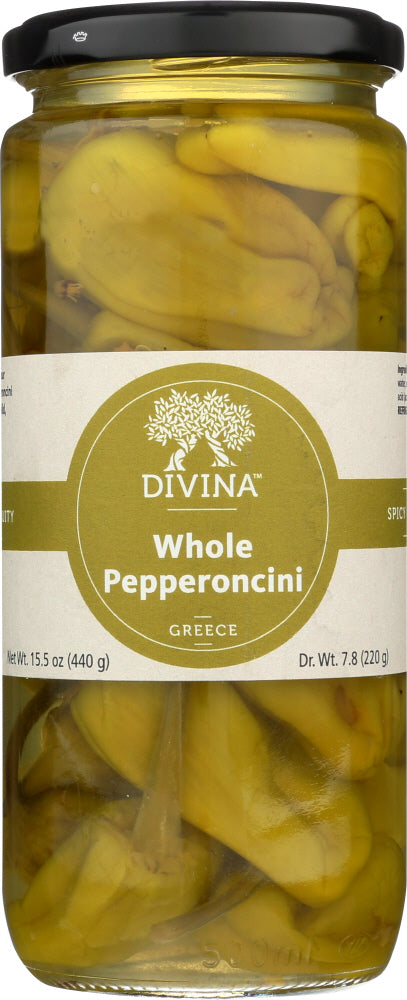 DIVINA: Pepperoncini All Natural, 7.75 Oz