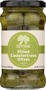 DIVINA: Castelvetrano Pitted Olives, 4.9 oz