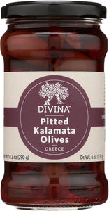 DIVINA: Olives Pitted Kalamata, 6 oz