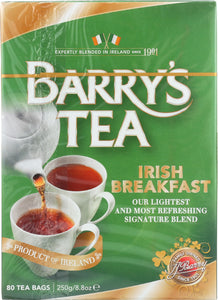 BARRY'S TEA: Irish Breakfast Tea, 80 Tea Bags