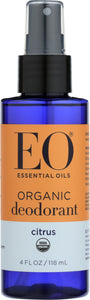 EO PRODUCTS: Organic Deodorant Spray Citrus, 4 Oz