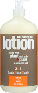 EO PRODUCTS: Everyone 3-in-1 Citrus + Mint Lotion, 32 oz