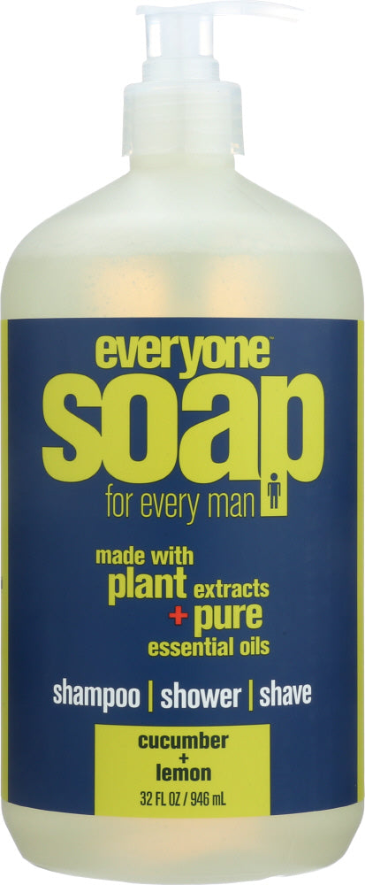 EO PRODUCTS: Everyone for Men 3-in-1 Cucumber + Lemon Soap, 32 oz