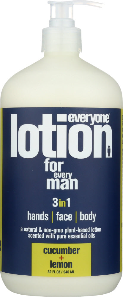 EO PRODUCTS: Everyone for Men 3-in-1 Cucumber + Lemon Lotion, 32 oz