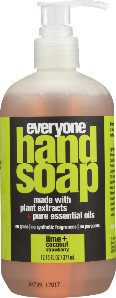 EVERYONE: Lime + Coconut with Strawberry Hand Soap, 12.75 oz