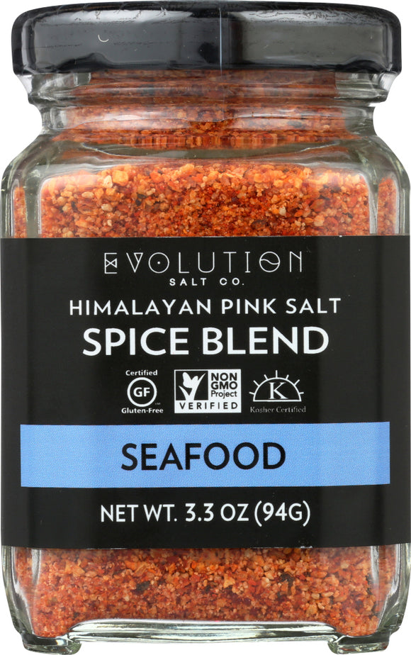 EVOLUTION SALT: Seasoning Blend Seafood, 3.3 oz