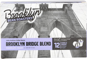 BROOKLYN BEAN ROASTERY: Brooklyn Bridge Blend Medium Roast Coffee, 12 cups