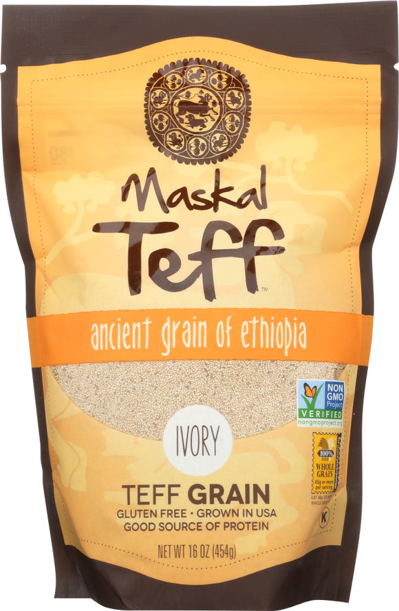 MASKAL TEFF: Grain Teff Ivory, 16 oz