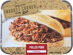 MARKET CORNER: Pork Plld In Bbq Sauce 14 oz