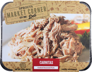 MARKET CORNER: Pork Crnitas Cked Seasoned 14 oz