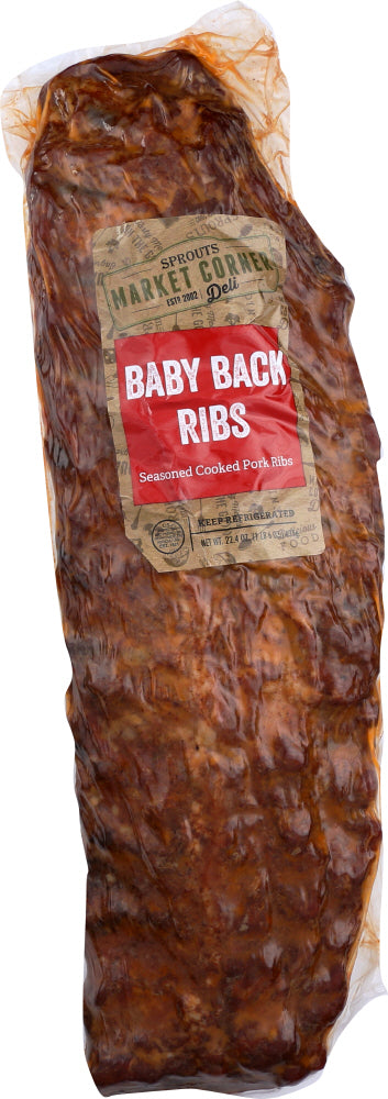 MARKET CORNER: Ribs Baby Back Market Corner, 22.4 oz