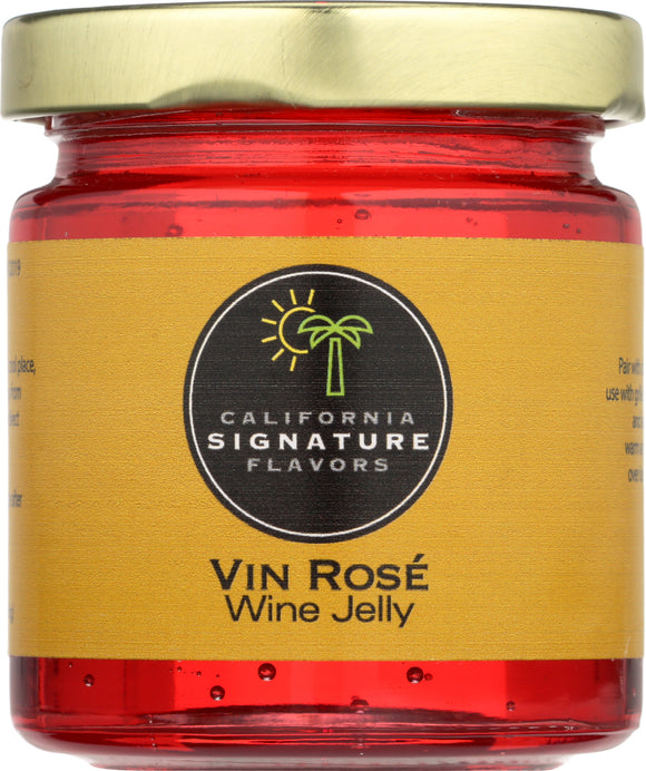 CALIFORNIA SIGNATURE FLAVORS: Vin Rosé  Jelly Wine, 5.5 oz