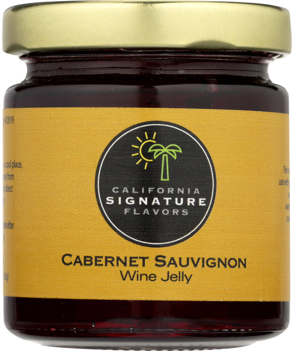 CALIFORNIA SIGNATURE FLAVORS: Cabernet Sauvignon Jelly Wine, 5.5 oz