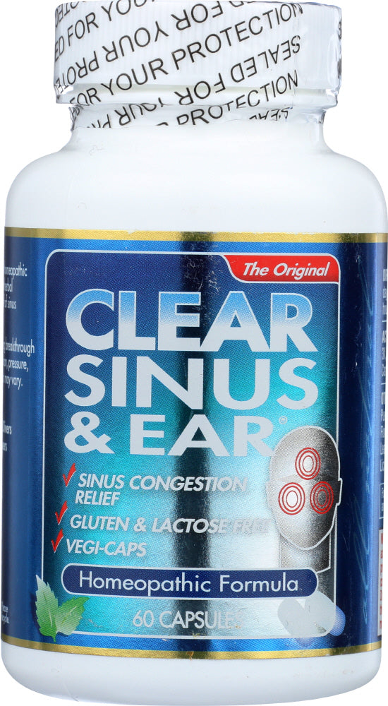 CLEAR PRODUCTS: Clear Sinus and Ear, 60 Capsules